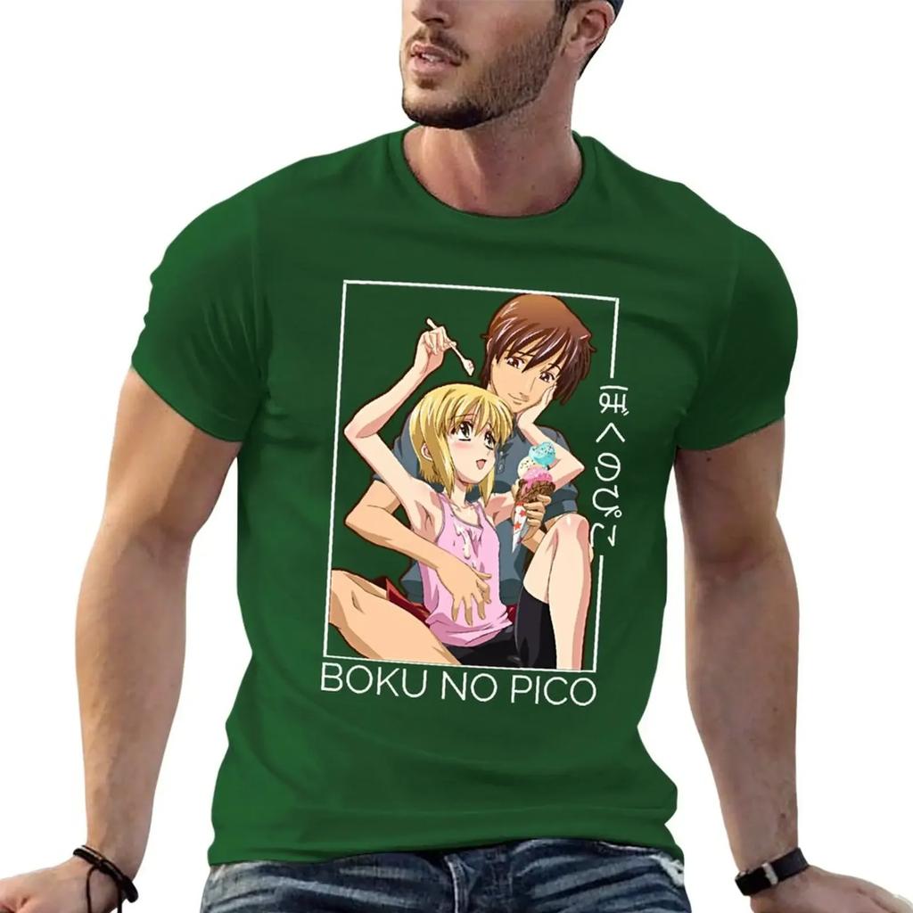 Boku No Pico Lovers Gift Classic . T-Shirt Baggy Shirts Anime Figures Sweat Plain Men's T Shirts