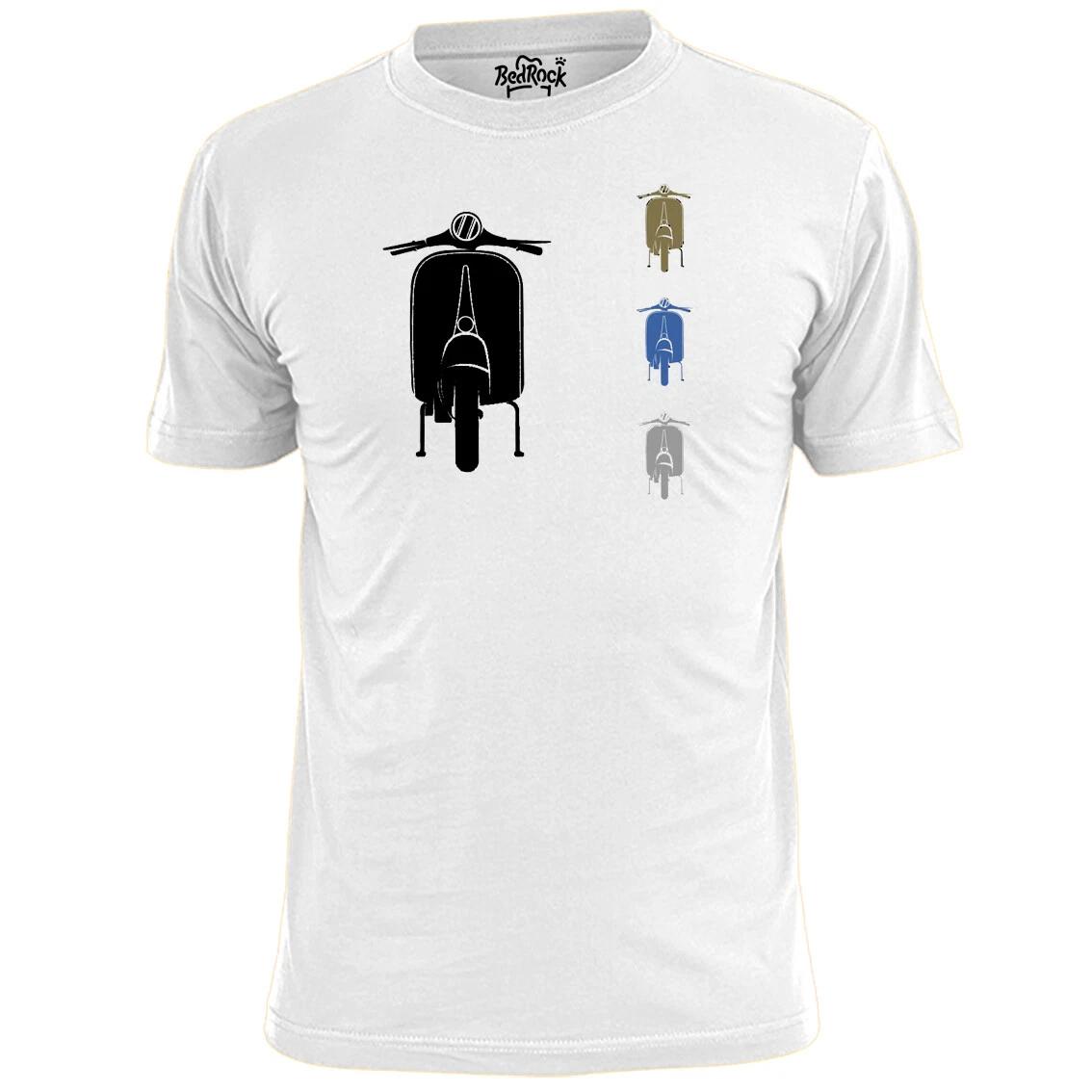Mens 4 Scooters T shirt Vespa Lambretta Jam Weller Who Mod 4XL