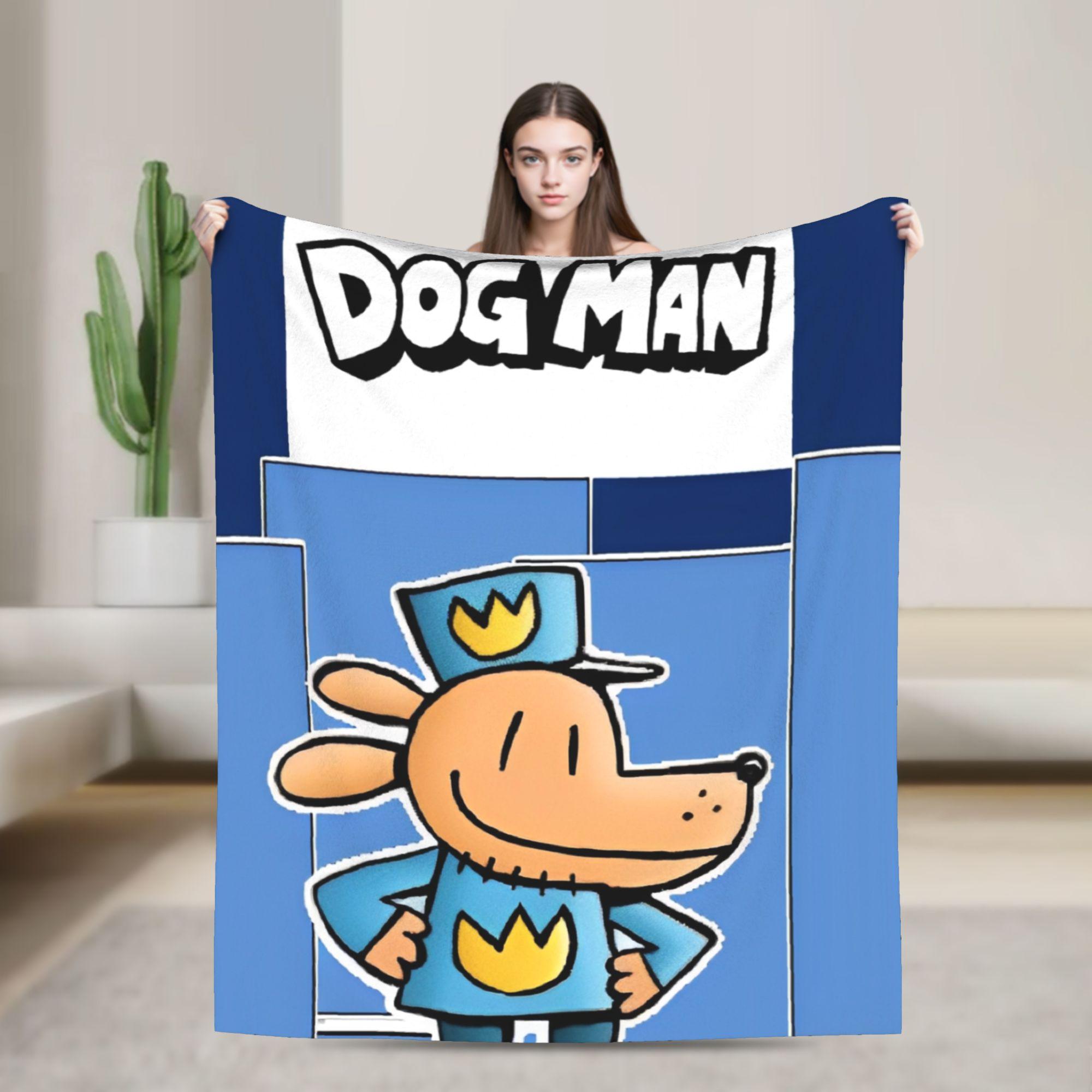 Dog Man Anime Blanket Multiple Sizes Warm Cozy Fluffy  Throw Blankets for Couch Sofa and Bed 75x90cm