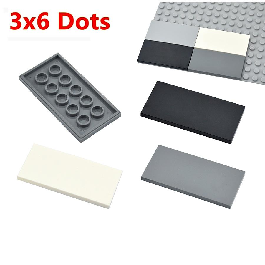 20pcs DIY Building Blocks Figures Bricks Smooth 3x6 Educational Creative Size Compatible With Leduo Plastic Toys for Children