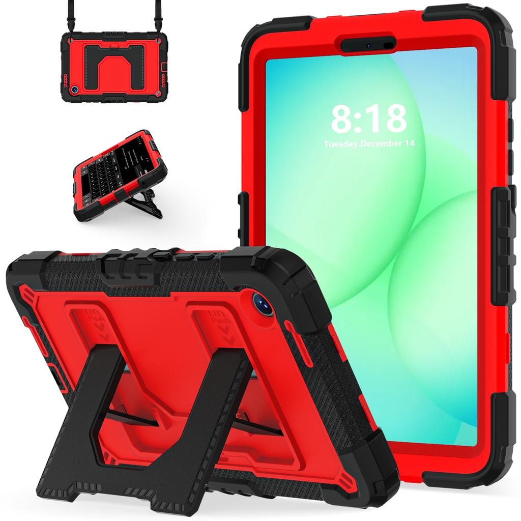 Husă Rezistentă tip Armură pentru Tableta Samsung Galaxy Tab A11 LTE 8.7" A11 8.7inch X133 X135 Suport Rezistent la Șocuri Capac Dur