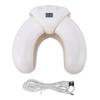 Nail Lamp 3 Timer Settings 18 LED Moon Shape Plug In Nail Dryer Even Curing for Gel Polish Countdown Timer White