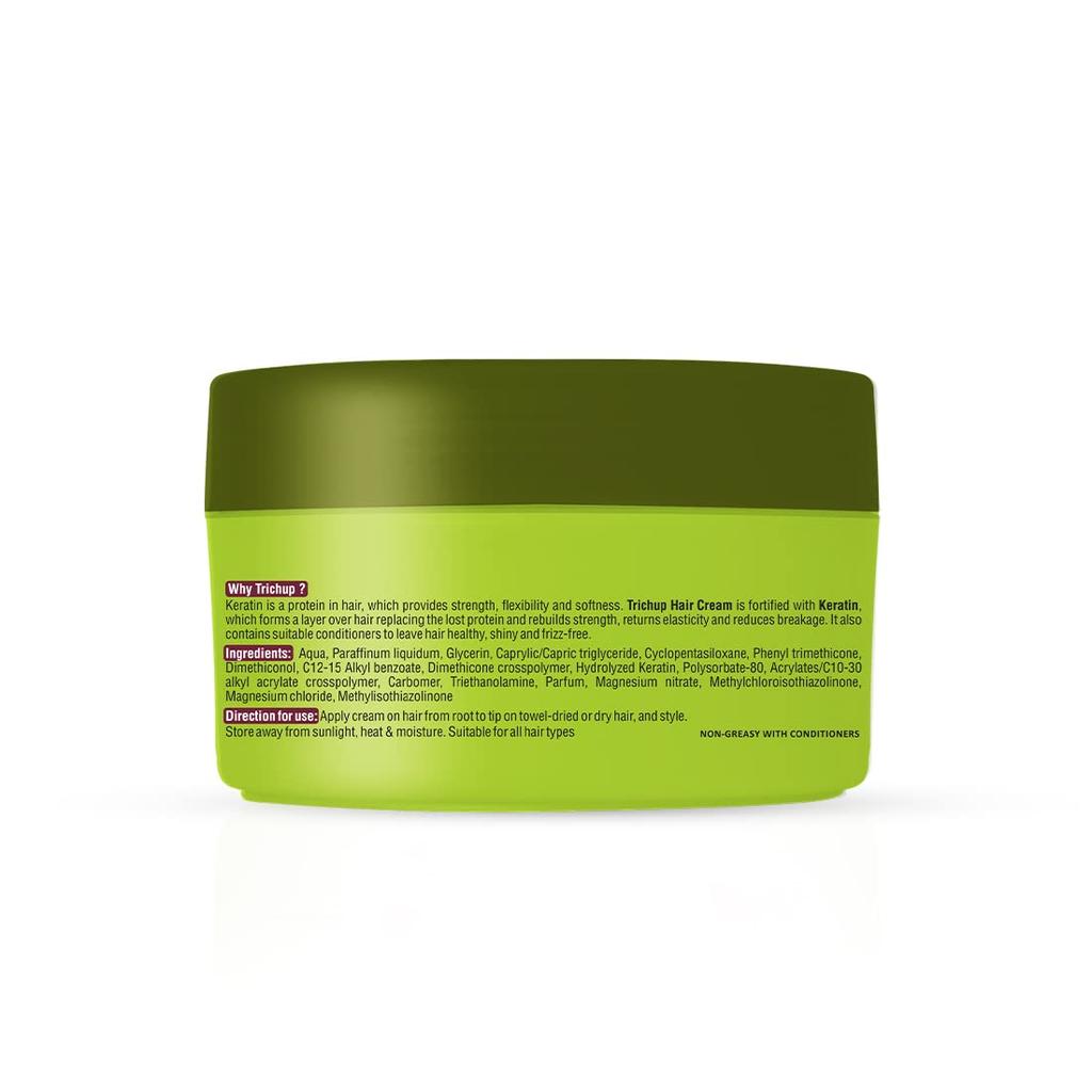 Trichup Keratin Hair Cream For Dry Hair 200 Ml Salon Like Smoothness Frizz Control Daily Use For All Hair Types