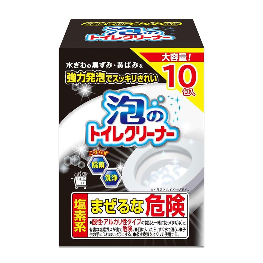 BULK LIFE PIKUS Foam Toilet Cleaner Chlorine Type 40g Packs