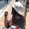 Qike Retro Helmet Electric Bike Female Hat Riding Ladle Universal Motorcycle Cute Half