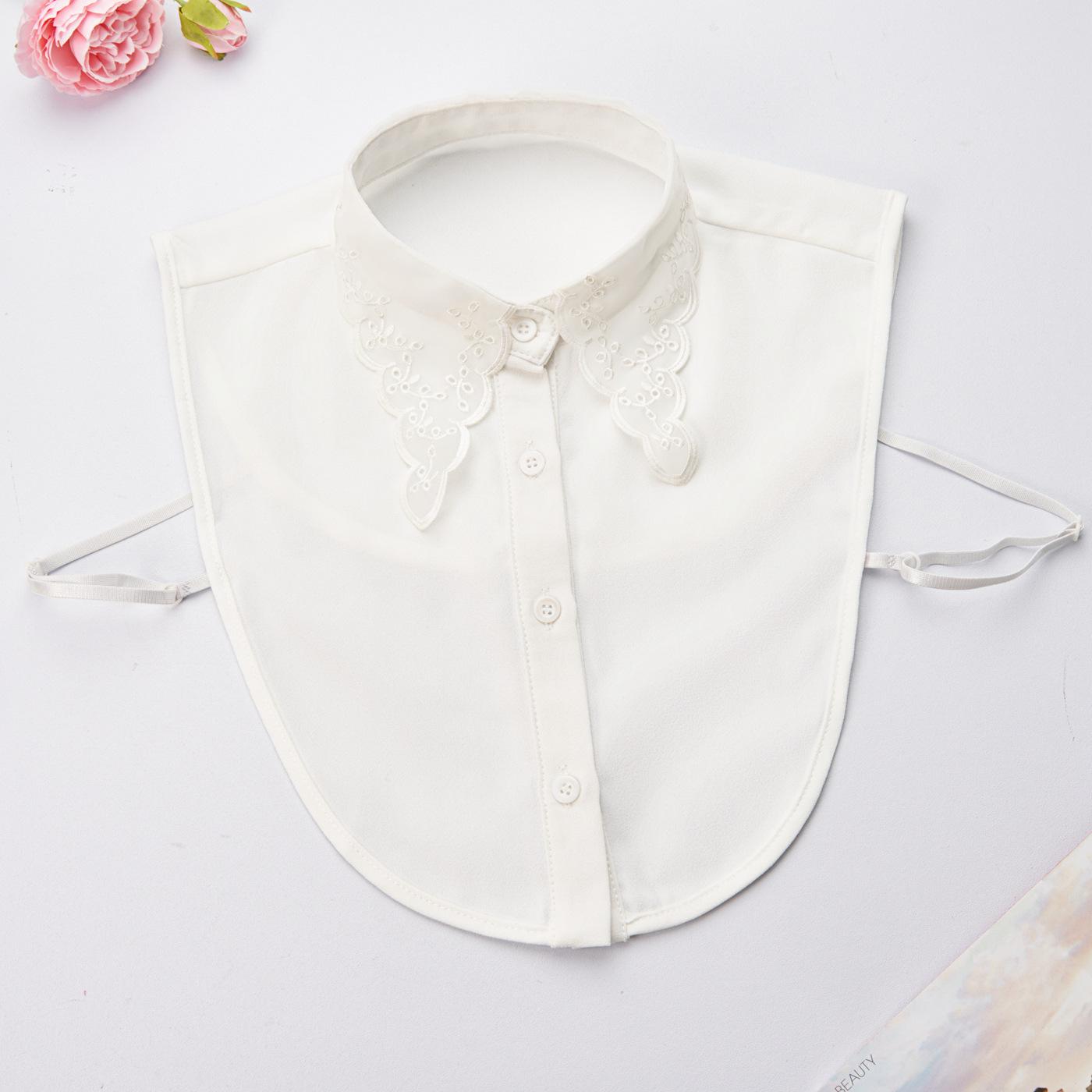 Идеальное Сочетание Новый Стиль Воротник-стойка Поддельный Воротник Винтажный Съемный Воротник Рубашки Для Женщин Блузка Свитер Ложный Воротник Воротник-стойка Топ Аксессуар для Шеи Поддельные Галстуки