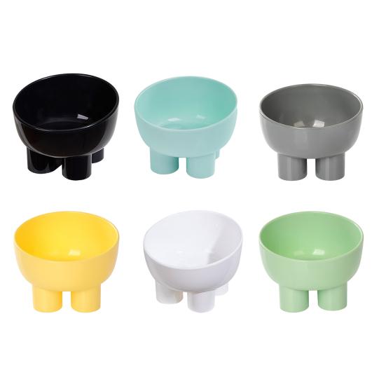 Elevated Pet Bowl Anti-Spill Dog Food Water Bowl Tilted Raised Feeding Bowl Protects Pets Spine for Cats Dogs