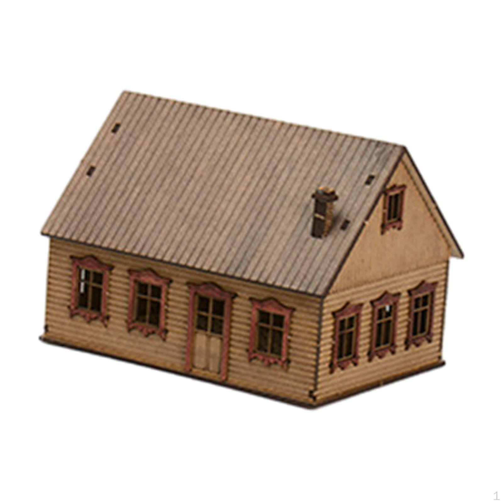 

1/72 дом в европейском стиле, ландшафтные строительные материалы, разборка для песочного стола Style C