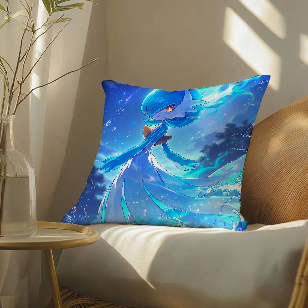 Pokemon HD Artwork Collection Plush Pillow Cover Soft Short Plush Cushion Cover For Sofa Bedroom Home Decor Gift