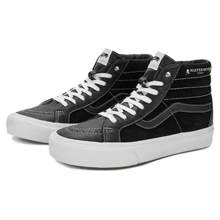Mastermind World x Vans Sk8-Hi Reissue VLT LX Punkkultur Unisex-Sneaker Schwarz VN0A4BVHBLK