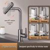 Cross-Border Waterfall Swivel Faucet for Basin, Sink, and Balcony with Extendable Hot and Cold Function