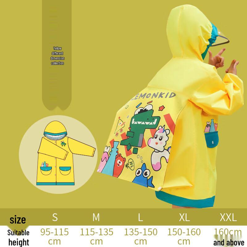 Lemonkid School Raincoat for Primary Students