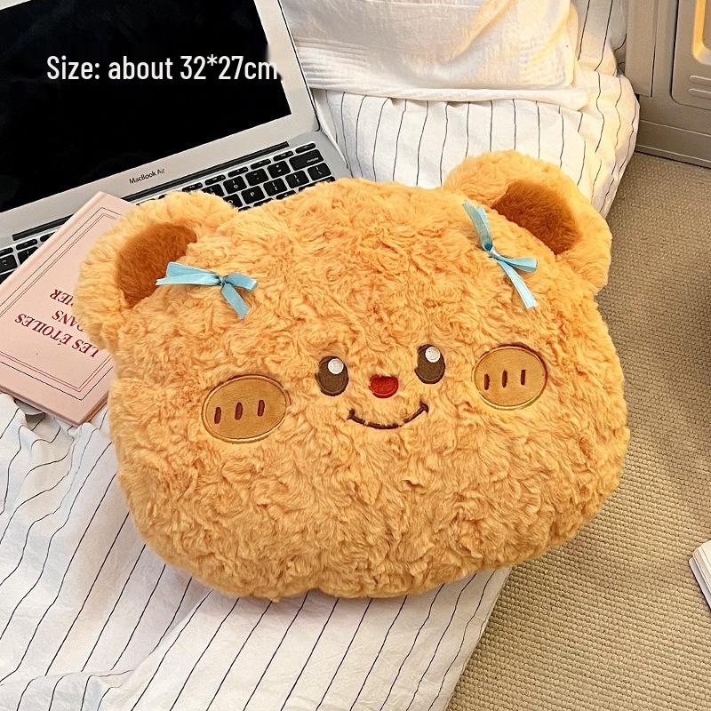 Rechargeable Plush Hot Water Bottle - Explosion-Proof Hand Warmer, 2024 Style Electric Bed Warmer.