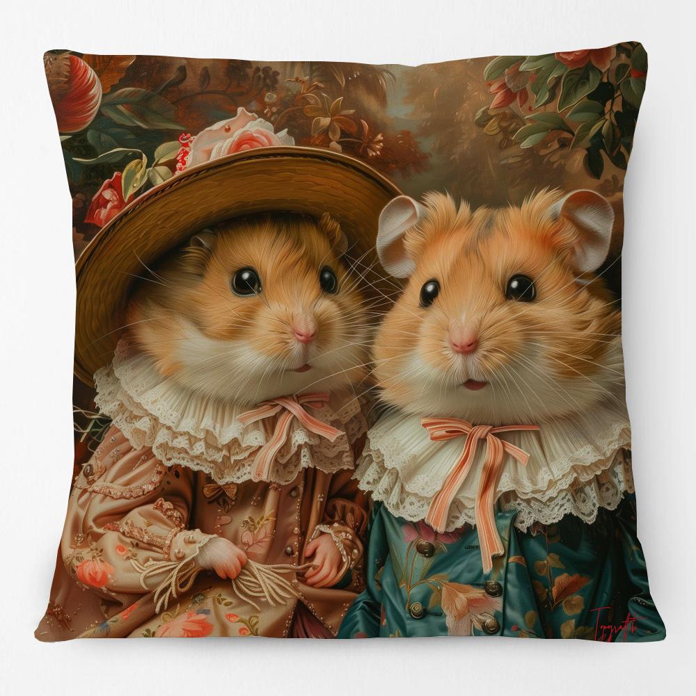 Oriental Style Animals Portraits Tiger Leopard Lion Cushion Cover Sofa Decorative Pillow Case