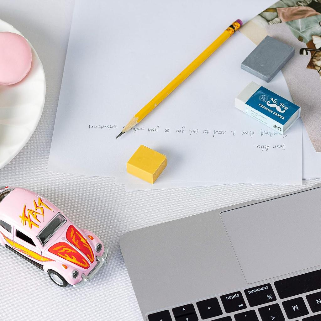 Mr. Pen Eraser Set with Kneaded Erasers, Gum Erasers and Pencil Erasers, Pack of 9