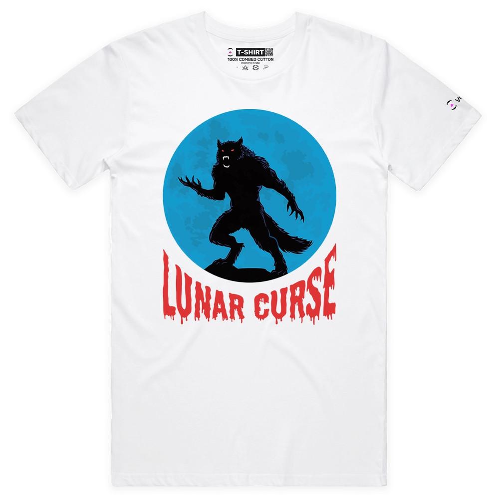 

VOICEART Lunar Curse Werewolf Scary Halloween Graphic T-Shirt for Holidays 4XL