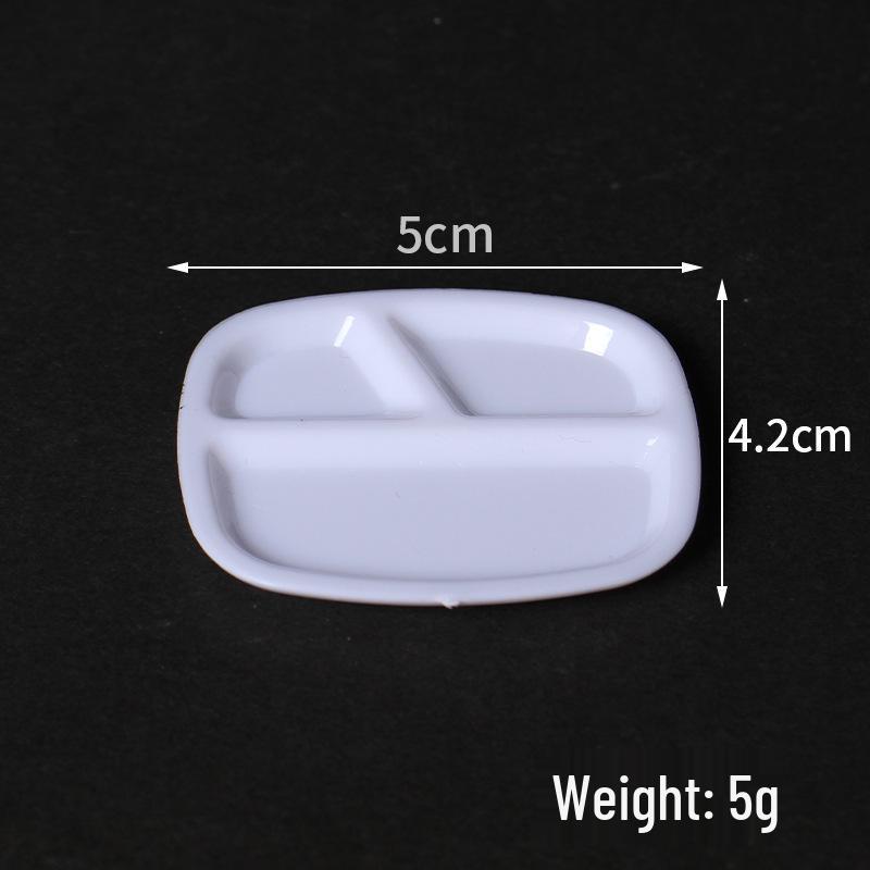 Miniature Tableware Set: Dollhouse Plates & Dishes for DIY Role-Playing Scenarios