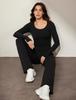 CRZ YOGA Flared Yoga High with Asian Size M Leggings, Waist, Stretch, Moisture-Wicking, Quick-Drying, Fitness, Pockets, 30-Inch Inseam, Butterluxe,