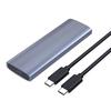 Metal USB 3.2 Type C HDD Enclosure Box Tool Less Installation Multiple Platforms Compatibility for 2230-2280 Disks Case