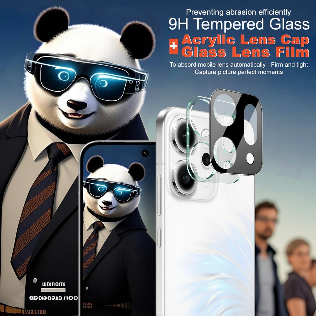 For OPPO Reno 14 Pro 5G China Glass IMAK High Definition Glass Lens Film Black Version