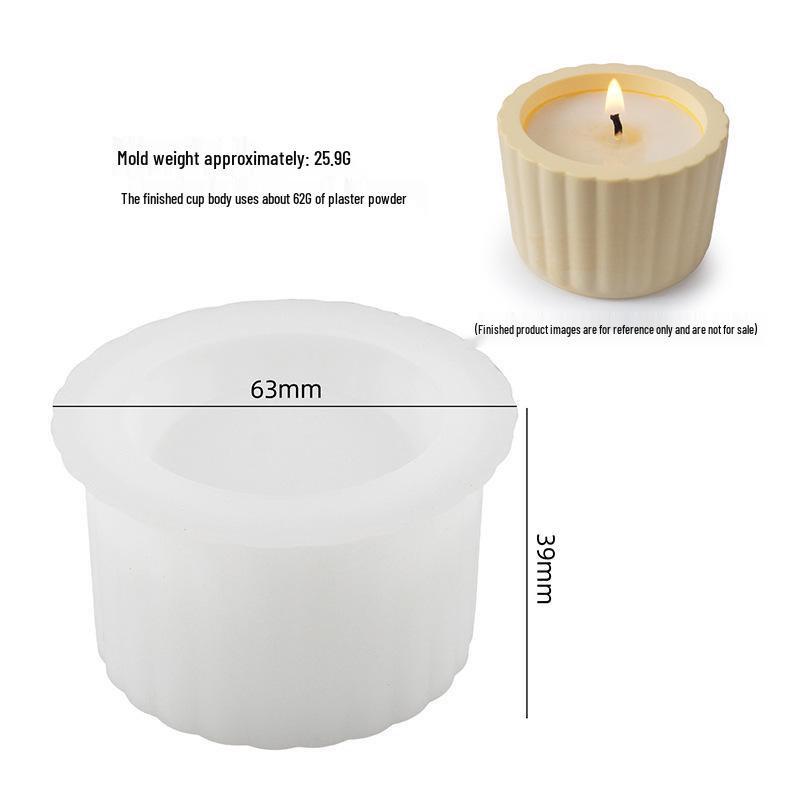 Meimuer DIY Aromatherapy Plaster Candle Mold & Epoxy Resin Jewelry Box Silicone Mold