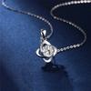 D Color 100% Moissanite Clover Necklace 1 Carat VVS1  Lab Diamond Flower Pendant Necklace For Women Girls Birthday Wedding Gift