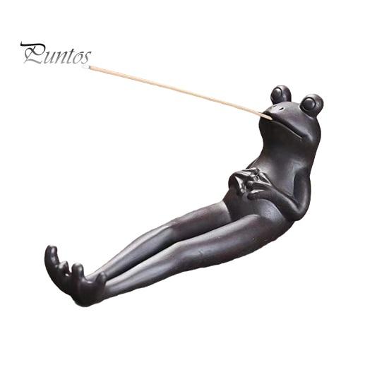 

Тримач для ароматичних паличок Декоративна жаба Тримач для пахощів Пахочник для пахощів Зололовлювач для ароматерапії Йога Медитація Полегшення стресу Frog