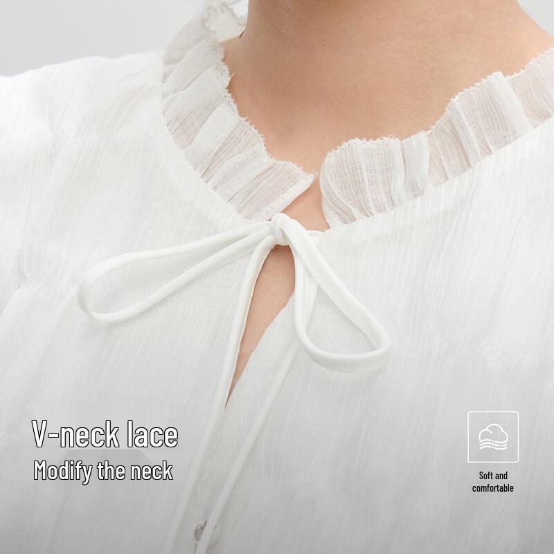 Elegant V-Neck Pleated Chiffon Dress