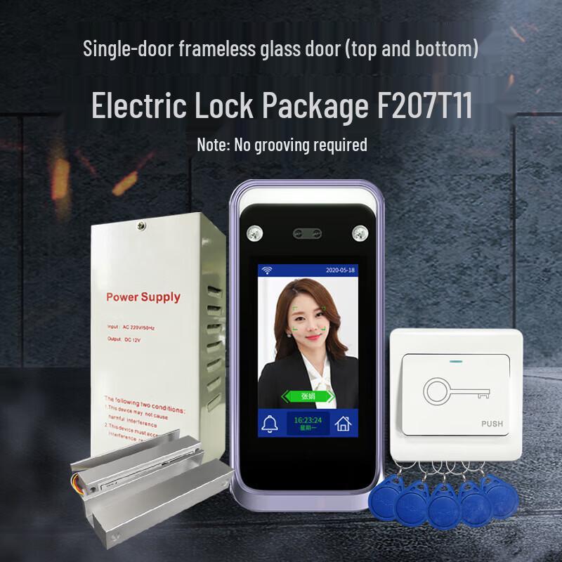 Realand F207T11 Face Recognition Access Control Kit CN plug (adapter included)