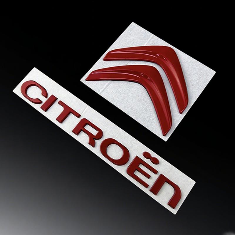Emblema Metallo Auto Anteriore Posteriore Citroen C4 C3 C5 C1 DS3 DS5 DS4, Jumper Xsara C-Elysee Picasso Sega C-quatre, Adesivo Refit