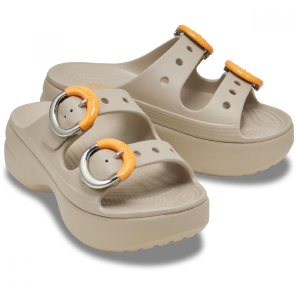 Crocs Women Saturday Platform Deep Didd Buckle Sandal 213246 2nm