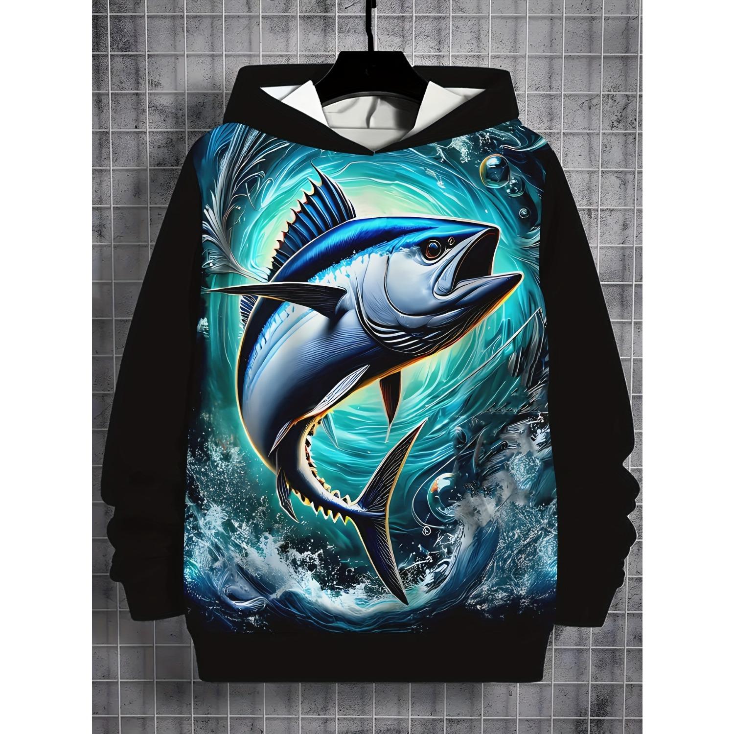 

Boys and girls hooded sweatshirt 3D printed pattern autumn and winter comfortable long sleeved pullover 13-14Y