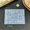 3D Relief Silicone Nail Molds - Flower Butterfly Bowknot Templates, DIY Nail Art Decoration Design Tools for Salon Home