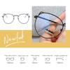 Cute Anti Blue Light Glasses Metal Glasses Frame Flat Glasses Fashion Comfortable Transparent Glasses For Women