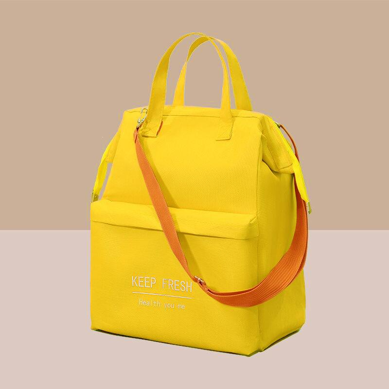 Lunchtasche mit großer Kapazität für Damen, wasserdicht, isoliert, Schulter-Umhängetaschen für Lunchbox, Picknick, tragbare Kühltaschen