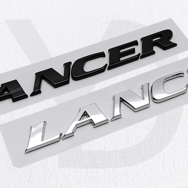Für Mitsubishi Lancer ABS-Kunststoff Auto Heckklappen Emblem 3D Namensschild Plakette Seitliche Modifizierte Dekoration Styling Zubehör