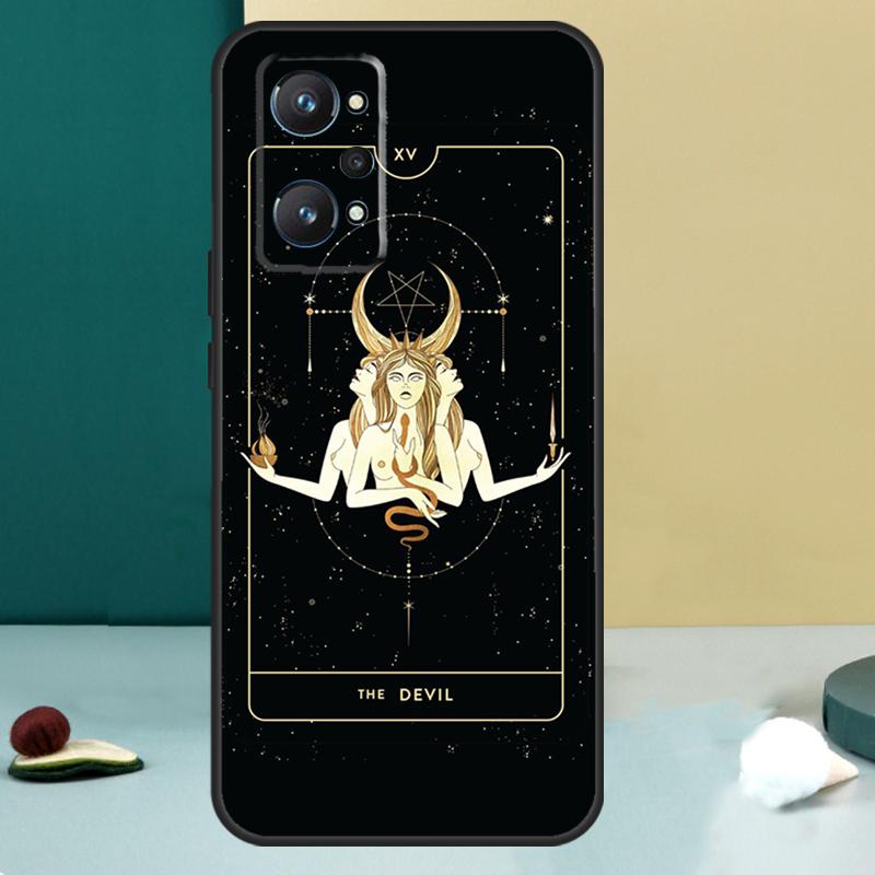 Triple Moon Goddess Hecate Tarot Card For OPPO Realme C33 C55 C35 C31 C30 C21Y C25 C11 C15 GT Neo 5 3T 2T 9 10 11 Pro Plus Case