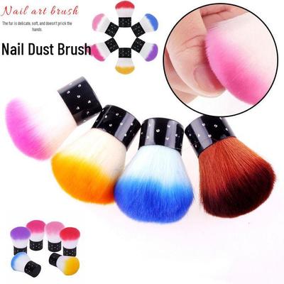Weiche Borsten Nagel- & Make-up-Staubpinsel für losen Puder und Rouge