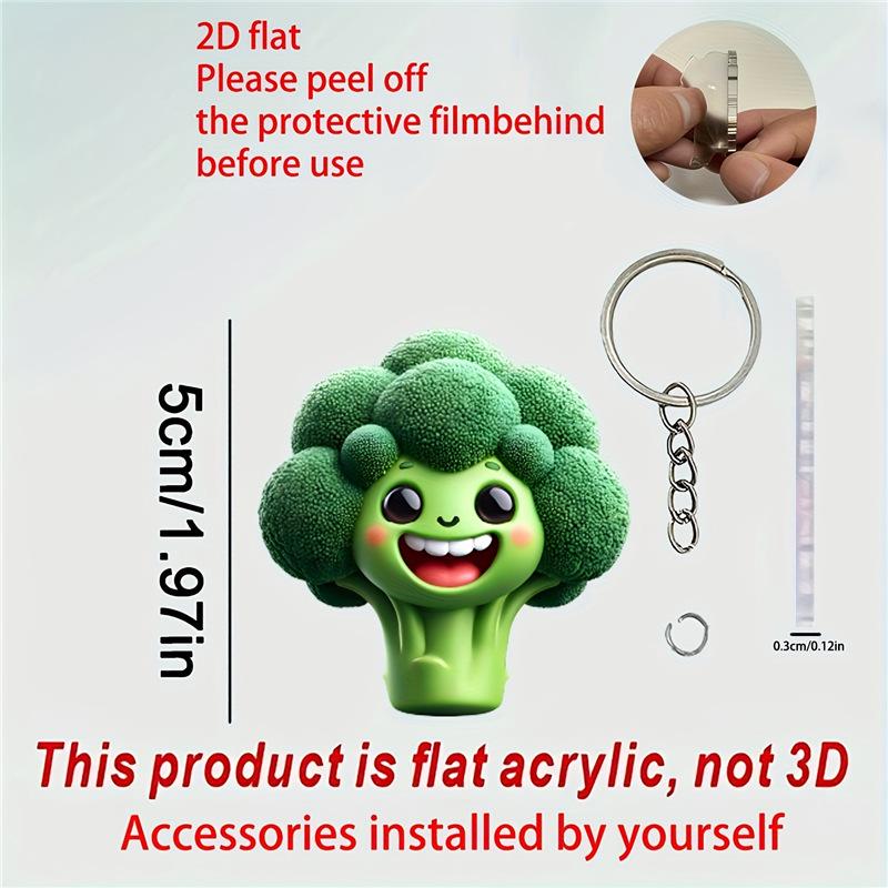 

Акриловое украшение для подвешивания в машину в виде брокколи - Креативный кулон для украшения интерьера Standard