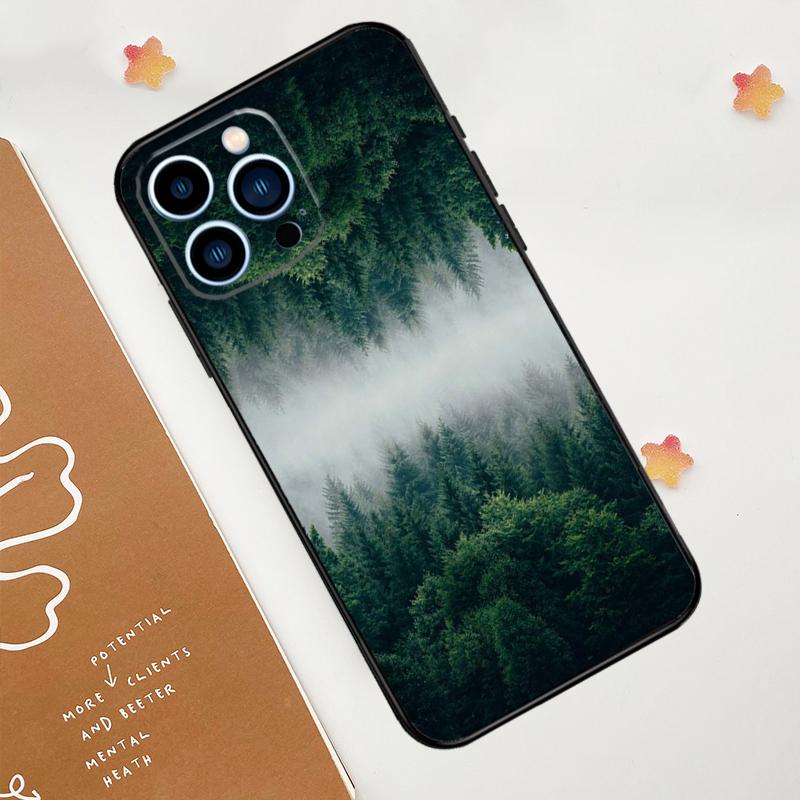 Beautiful Mountain Forest Nature Case For iPhone 11 12 13 14 15 16 Pro Max 15 16 Plus 13 12 Mini X XS XR Cover