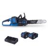 Pack Tronçonneuse Sans Fil BC-CS355Duo-X - Longueur De Coupe 33,5cm - 20V IXES +2 Batteries 4Ah + Chargeur Double 4.5A