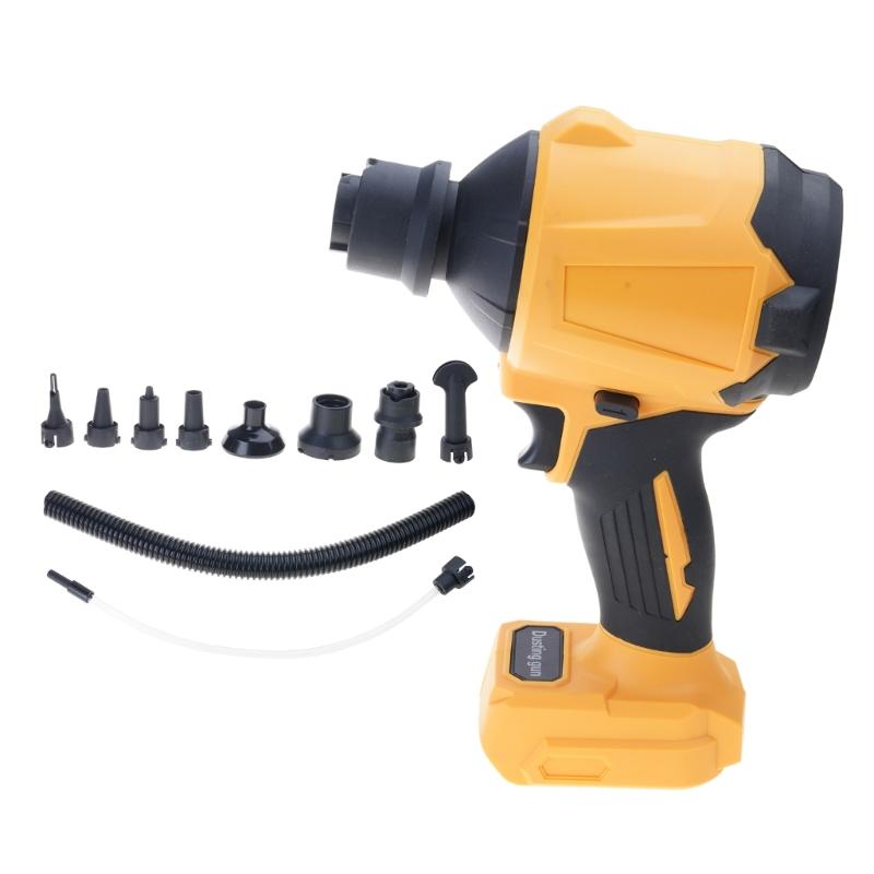 

Portable Cordless Dust Blower 450W 21000RPM Electric Handheld Leaf Blower Air Duster Tool with Multiple Attachments