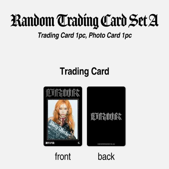 aespa Dirty Work Random Trading Card