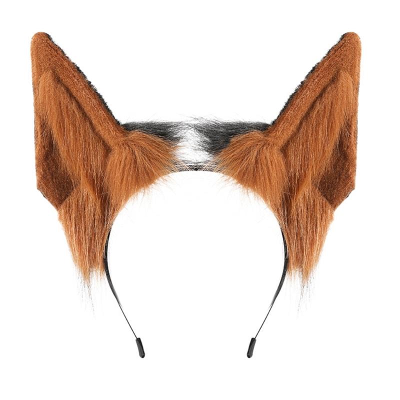

Furry Cartoon Cosplay Headband Nonslip Furry Ears Hairband For Costume Event Stage Performances