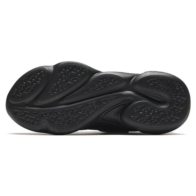 Anta Fabric Abrasion Resistant Low top Casual Shoes Women's Black 922338888-8