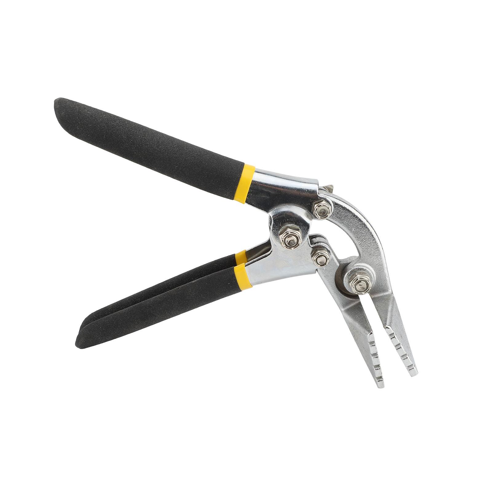 

Hand Seamer 3 Inch Jaw Carbon Steel Ergonomic Handle Sheet Metal Bending Pliers for 150 75 Series Light Steel Keel