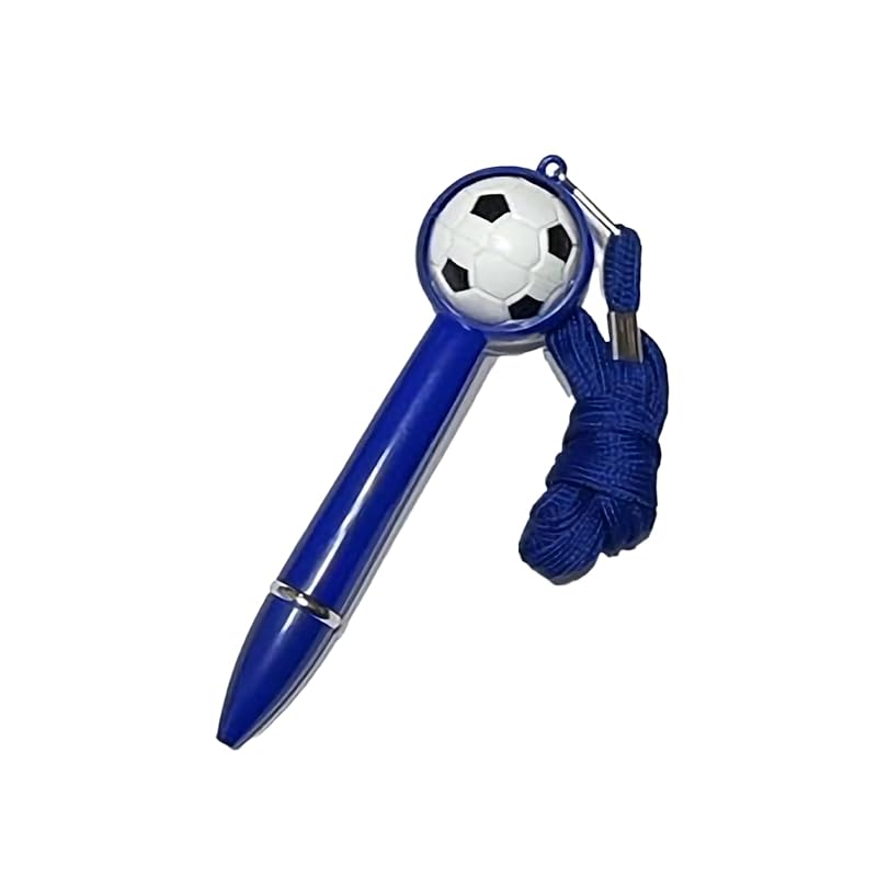 

[Azulte] ballpoint pen stationery ball Interesting miscellaneous goods novelty blue soccer ball 304 blue 10 pieces set