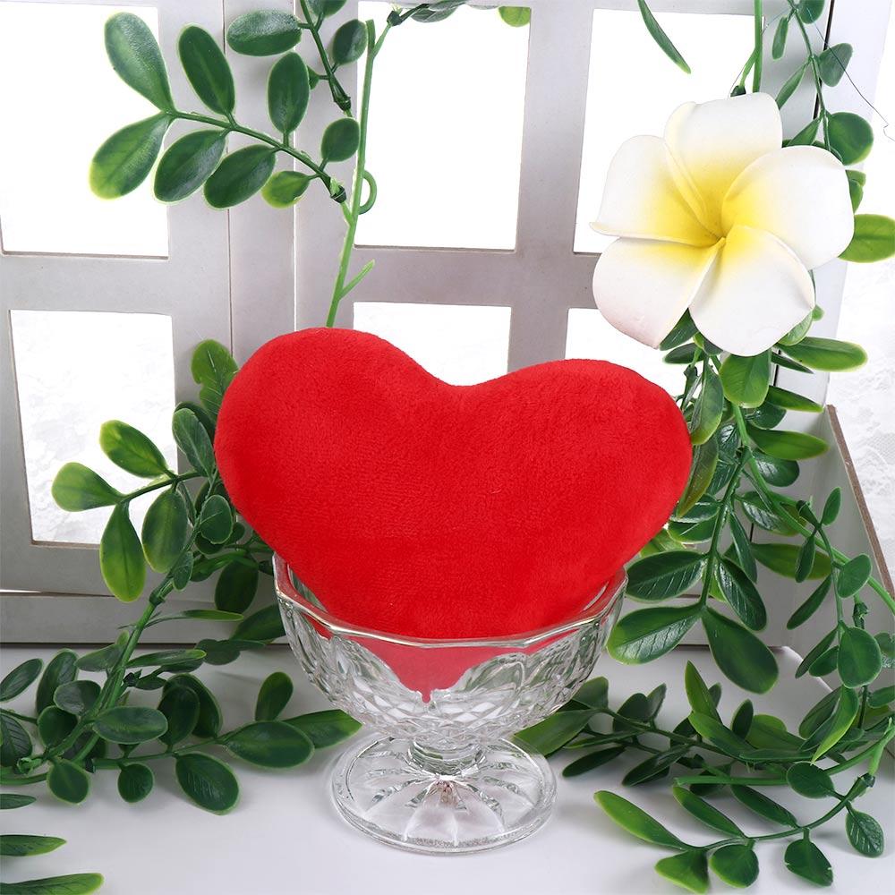 Creative Heart-shaped Multipurpose Comfortable Colorful Plush Toy Cushion Throw Pillow Pillow