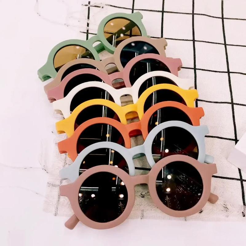 Children Sunglasses Cute Round Sun Glasses for Kids Girls and Boys UV400 Protection Women