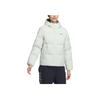 Wuji Series Fashion Warm Hooded Long Sleeve Down Jacket Men Outerwear Linen-Green JL9591